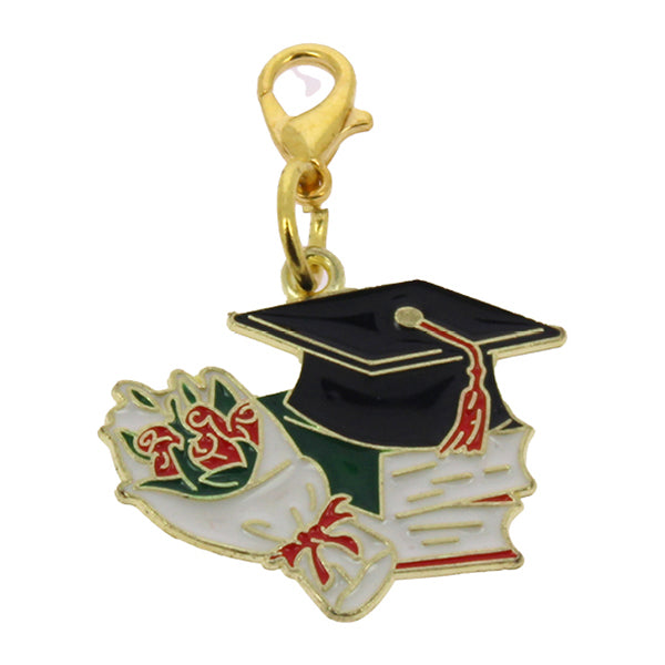 Accessorio laurea ciondolo tocco fiori pz 12