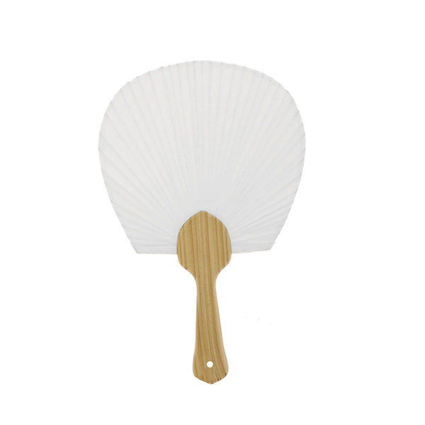 Ventaglio conchiglia carta bianca