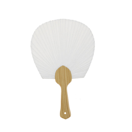 Ventaglio conchiglia carta bianca