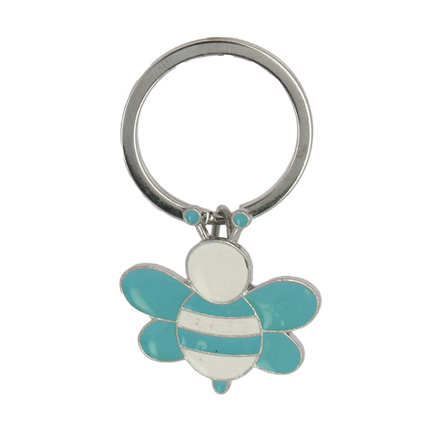 Accessorio portachiavi ape cielo/bianco