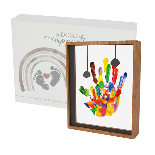 Cornice family print con lastre in plex per impronte