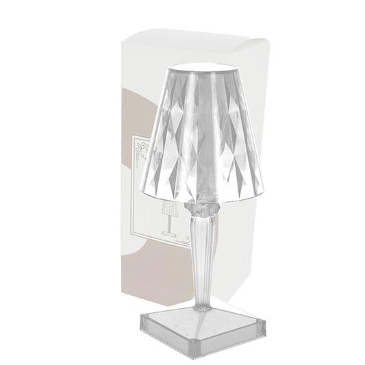 Lampada Lumus diamante trasparente