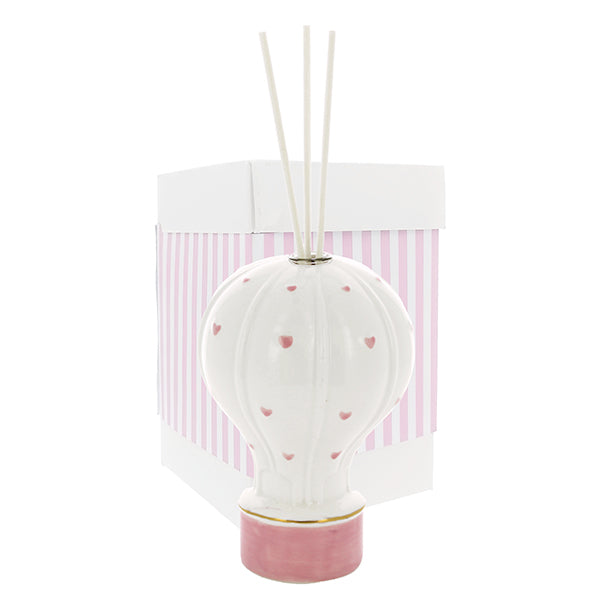 Bomboniera diffusore mongolfiera rosa