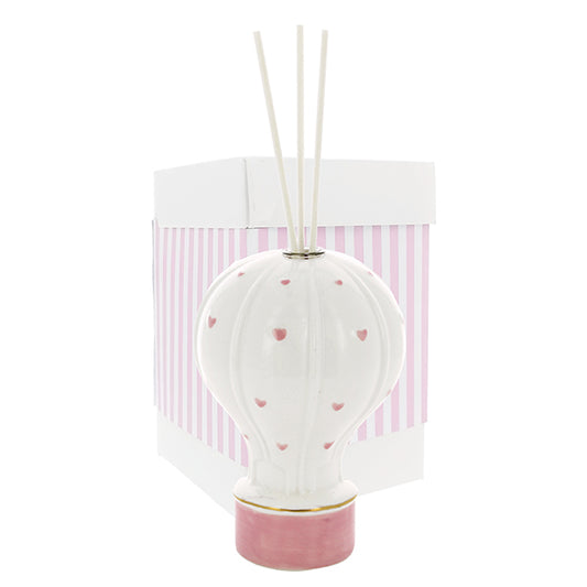 Bomboniera diffusore mongolfiera rosa