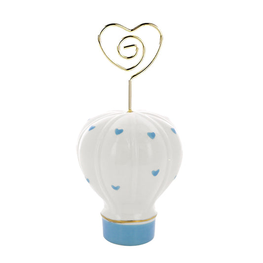 Bomboniera memoclip mongolfiera cuori cielo