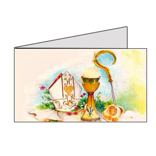 Set 20 Biglietto con calice e mitra