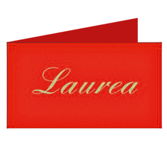 Set 20 Biglietto laurea rosso