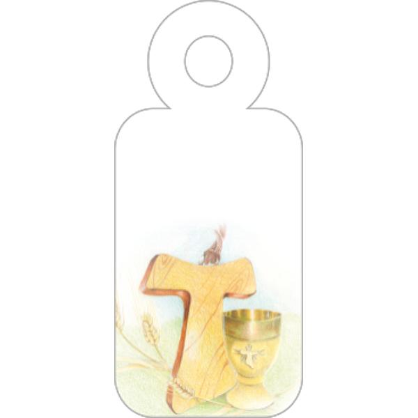 Set 24 Biglietto tag croce tau