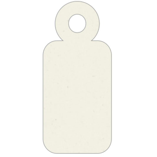 Set 24 Biglietto Tag avorio