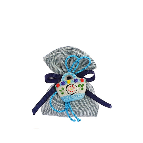 Bustina cotone grezzo avio con magnete coffa