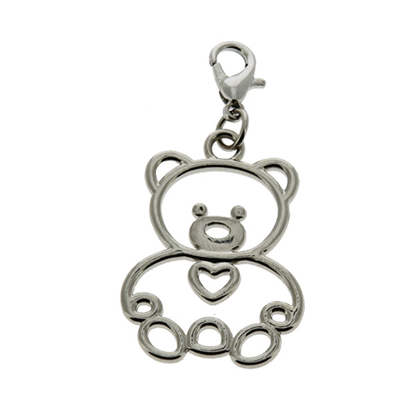 Ciondolo per bomboniera orsetto traforato