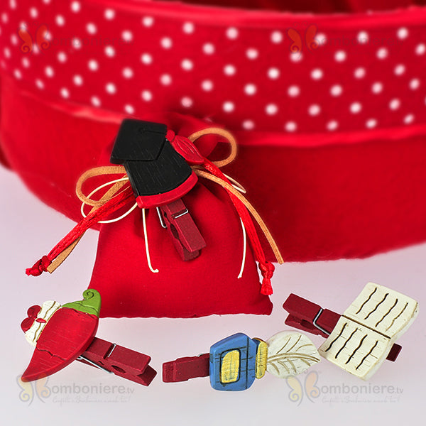 Accessorio molletta laurea