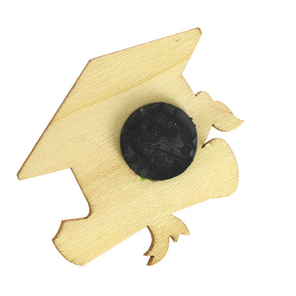 Accessorio magnete glass laurea su legno