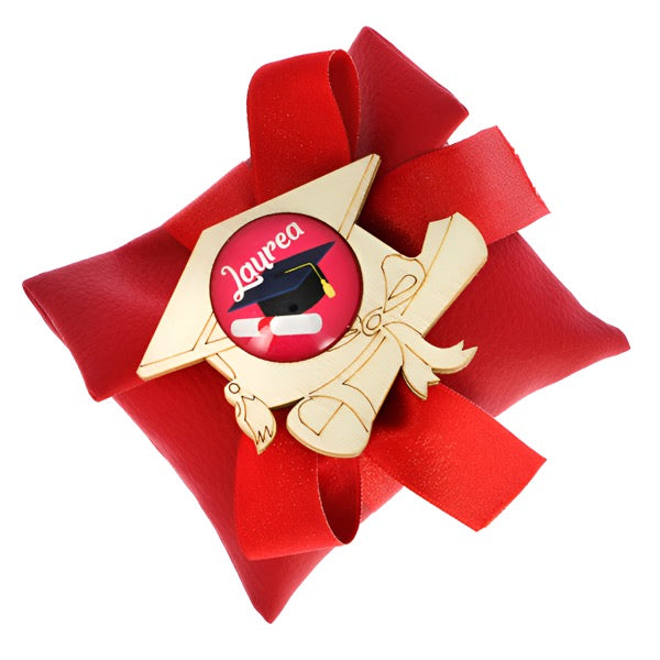 Accessorio magnete glass laurea su legno