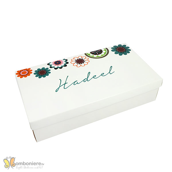 Bomboniera Hadeel set insalata in bamboo fantasia colorata