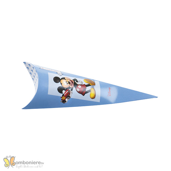 Set 10 Cono portaconfetti Mickey mouse go auto (cad. € 0,54)