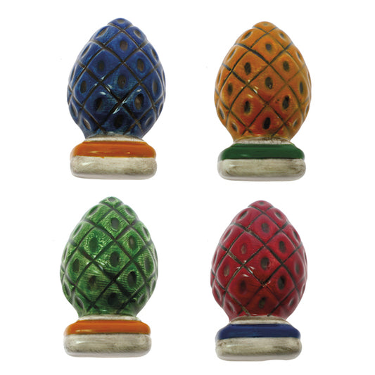 Bomboniera Nicarè magnete pigne colorate