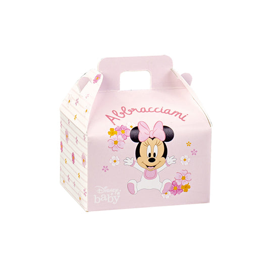 Set 10 astuccio valigetta portaconfetti Minnie baby flowers (cad. € 6,30)