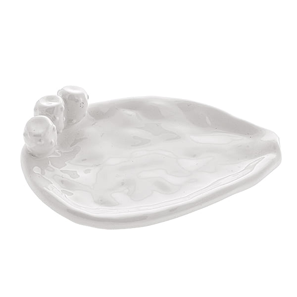 Set 10 svuotatasche pala fico d'india bianco complete di confezionamento