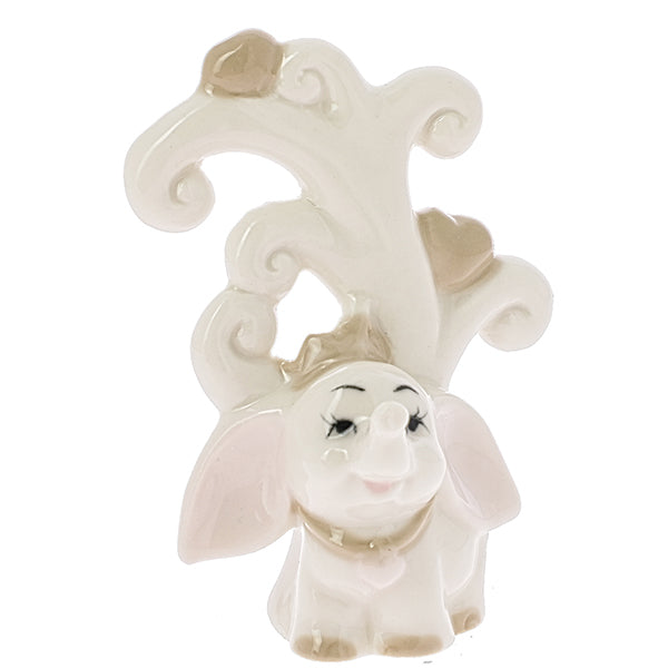 Bomboniera elefante king rosa con albero completa di confezionamento