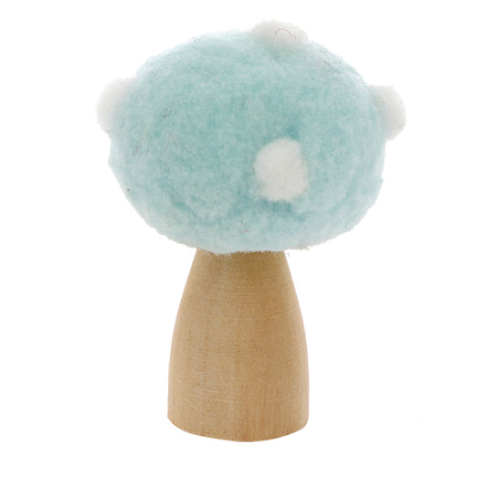 Bomboniera funghetto azzurro morbidoso