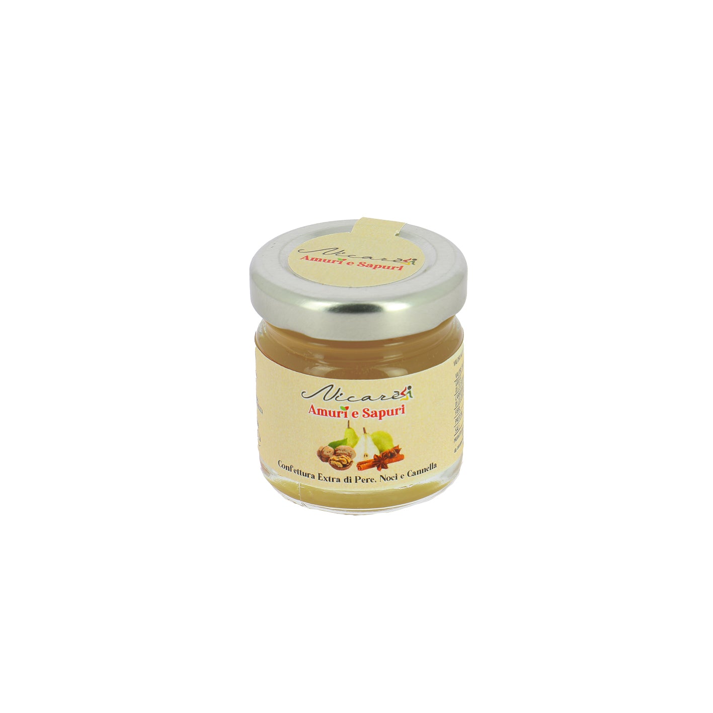Nicarè confettura extra di pere, noci e cannella 100g