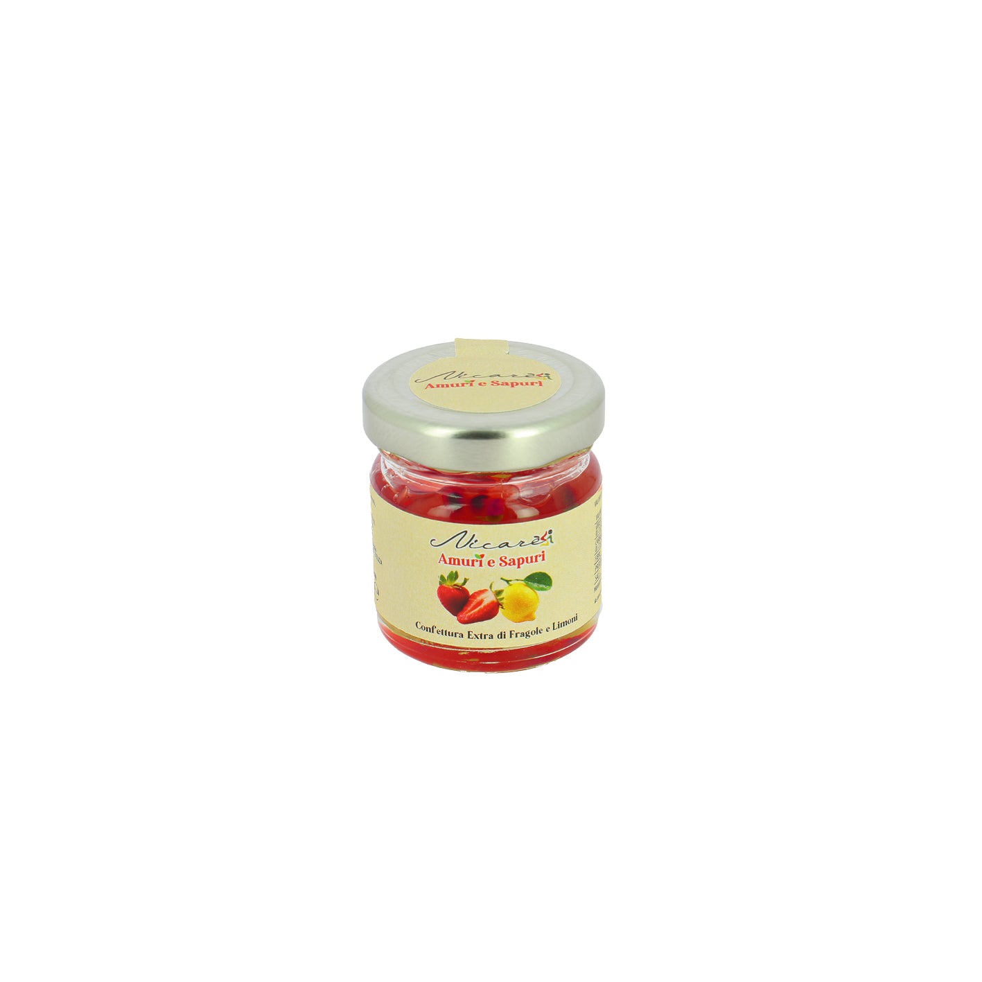 Nicarè confettura extra di fragole e limoni 45g