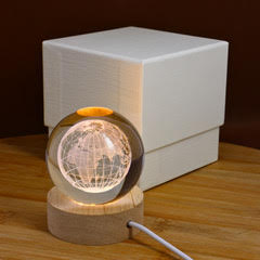 Luce notturna sfera led con mappamondo 3D