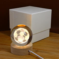 Luce notturna sfera led con pallone 3D