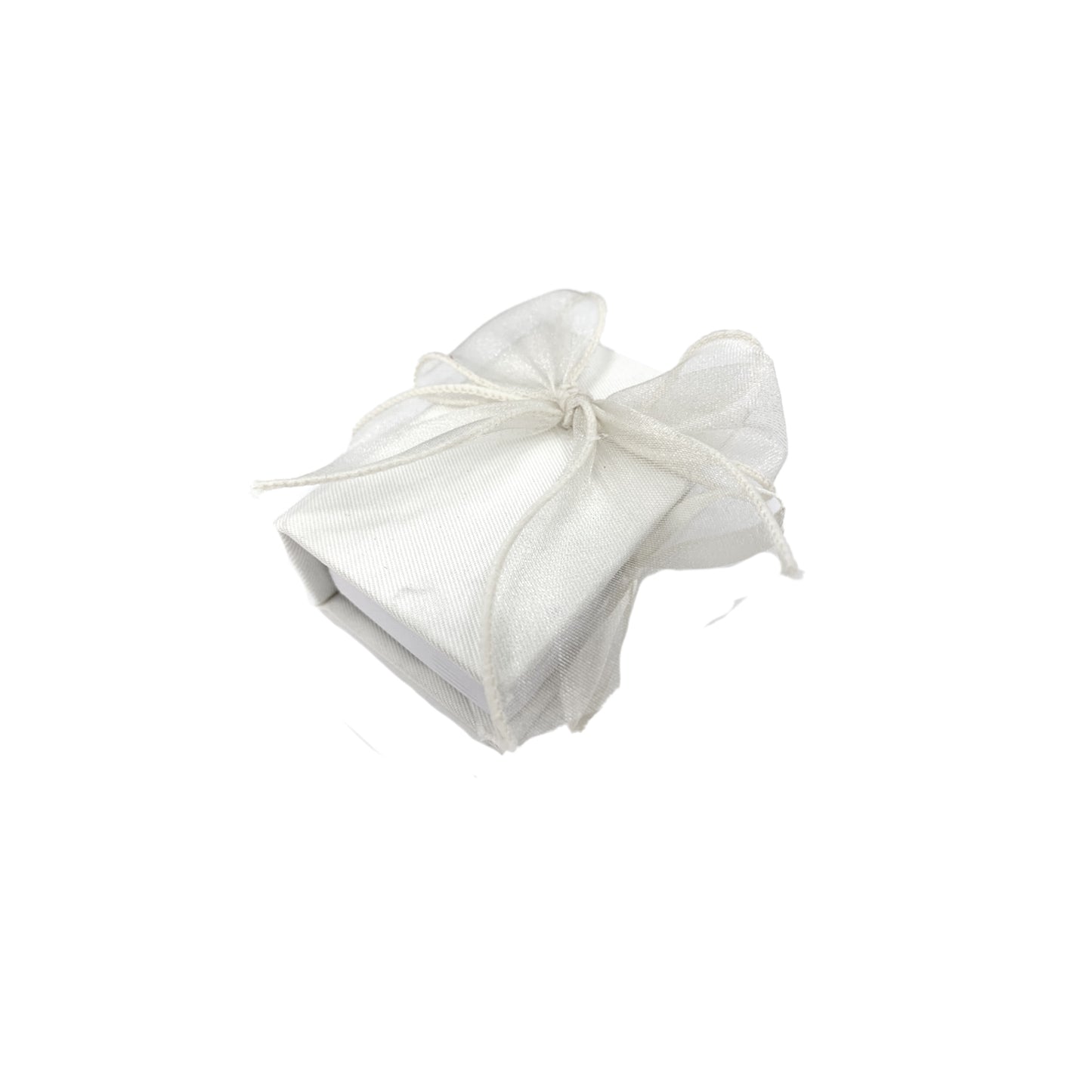 Set 6 libro portaconfetti con fiocco bianco
