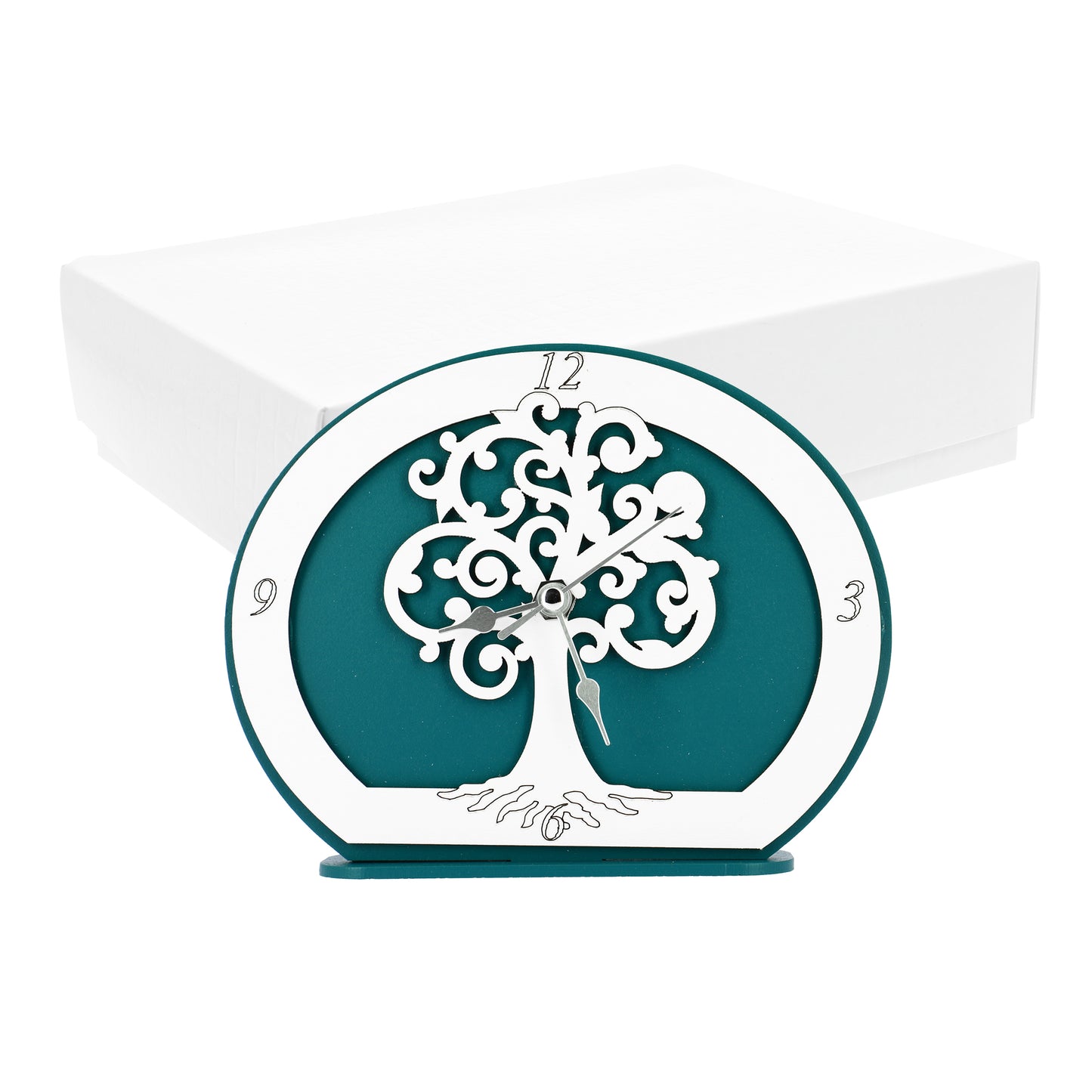 Bomboniera orologio arco ottanio con albero