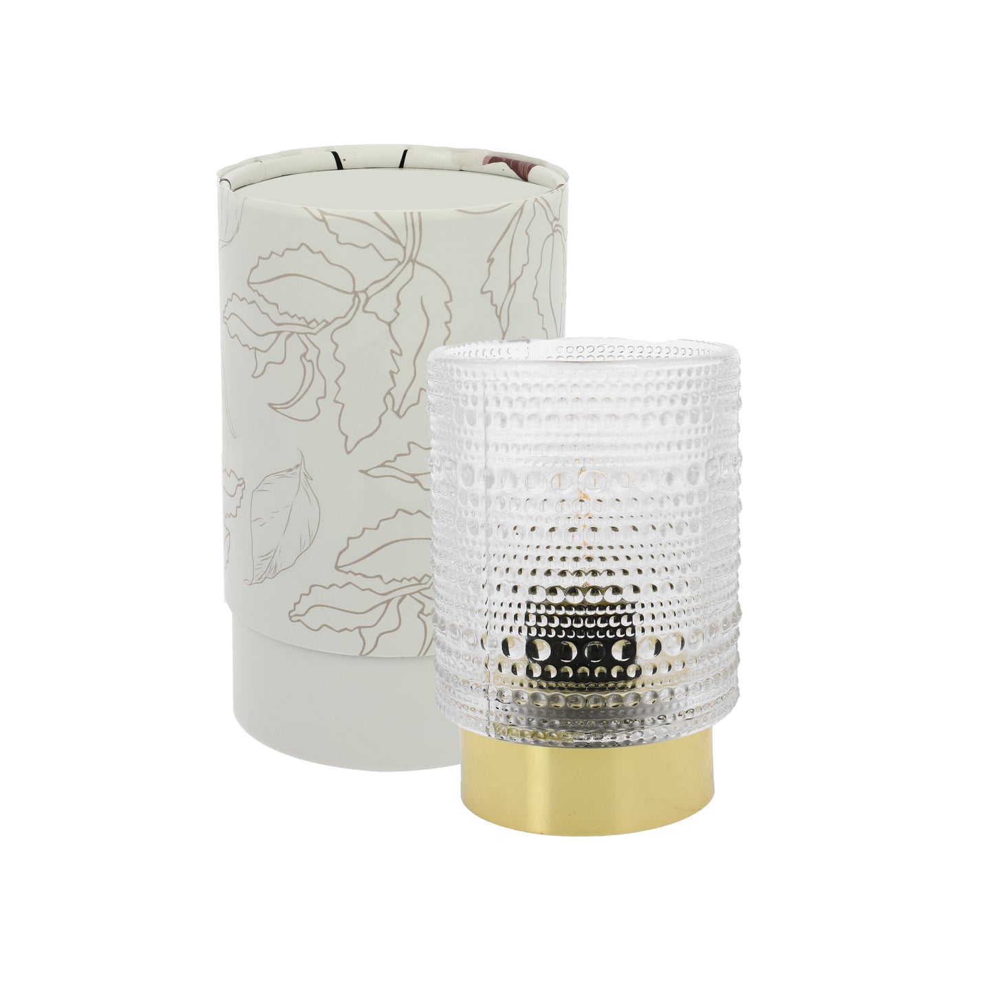 Bomboniera lampada led gocce trasparente