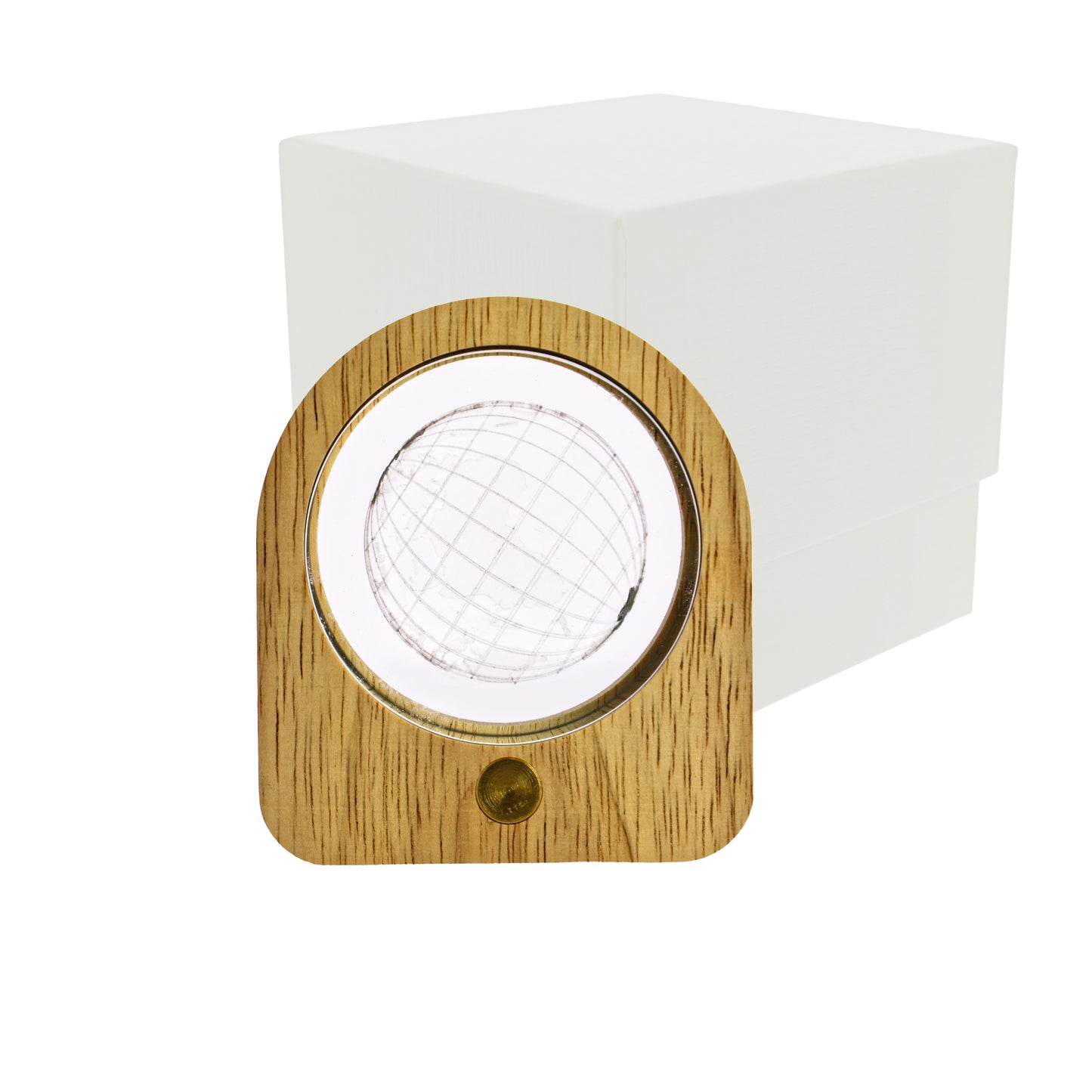 Luce notturna ovale led con mappamondo 3D