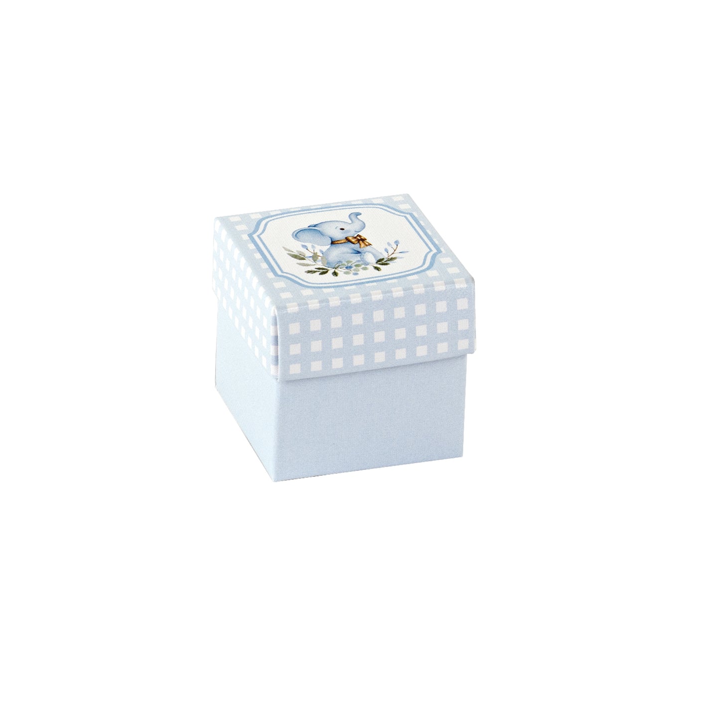 Set 10 scatola cubo elefantino cielo