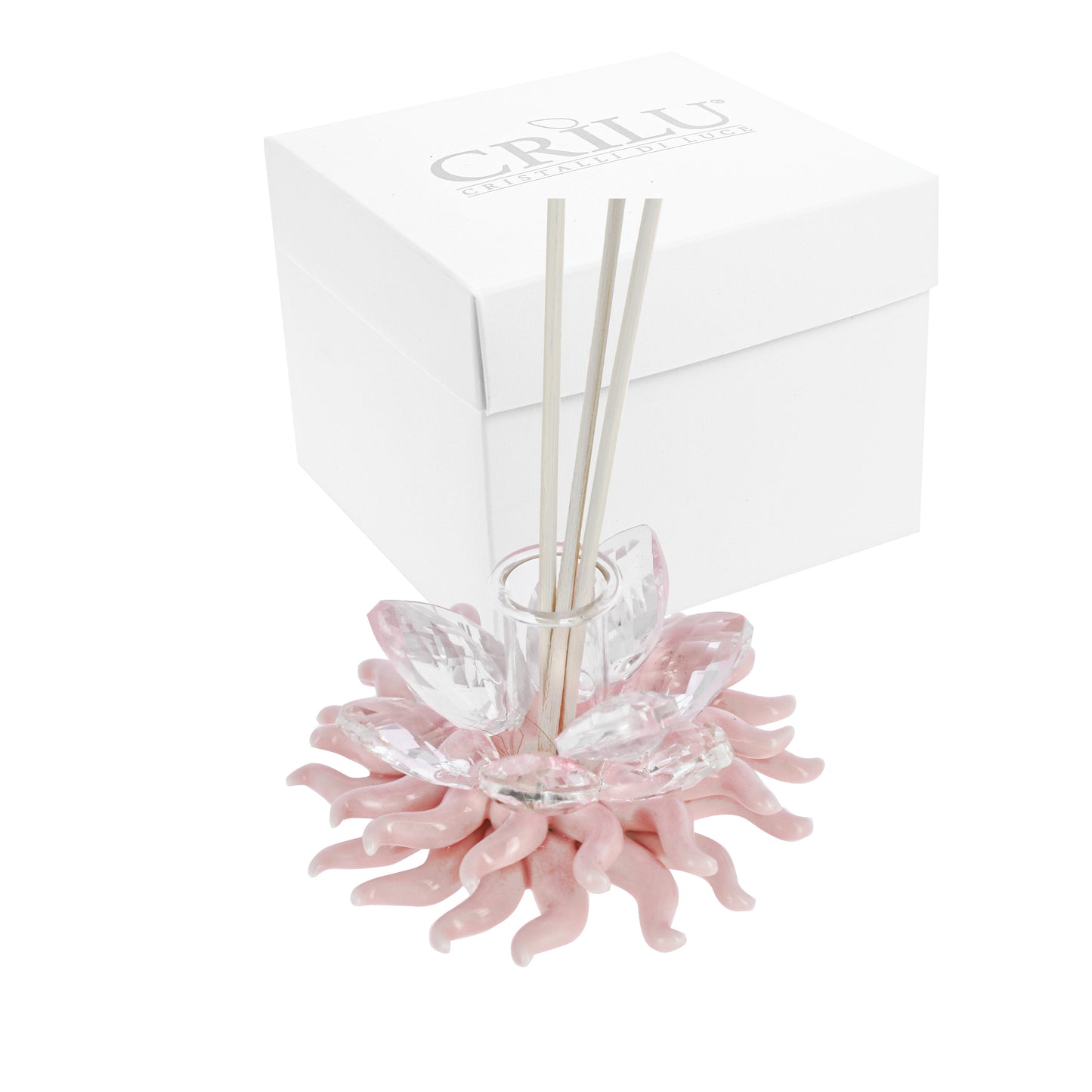 Bomboniera Crilù profumatore corallo rosa