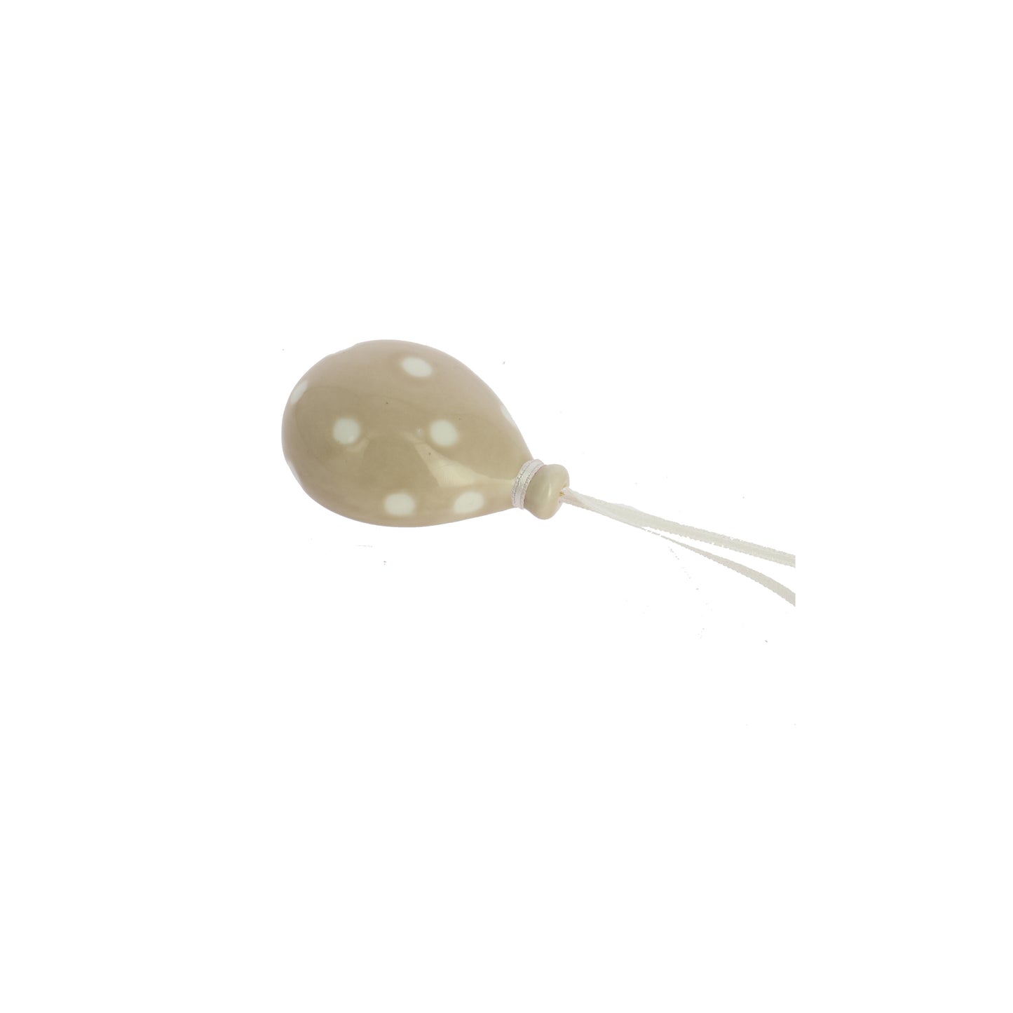 Bomboniera magnete palloncino pois beige