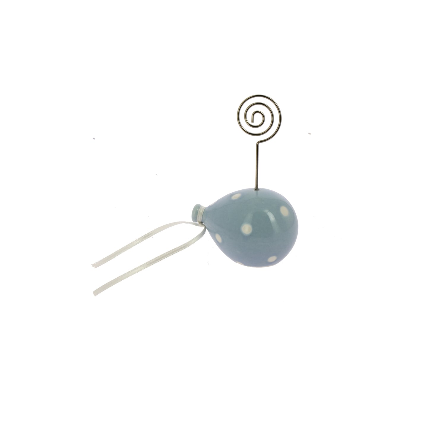 Bomboniera memoclip palloncino pois cielo