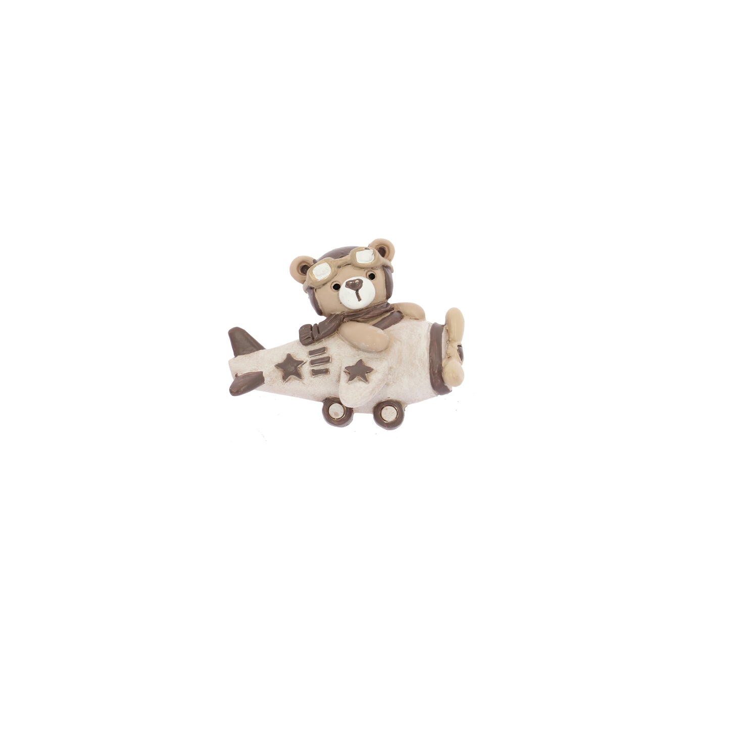 Bomboniera magnete orsetto aviatore beige