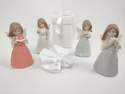 Set 12 angelo con ali completo di confezionamento