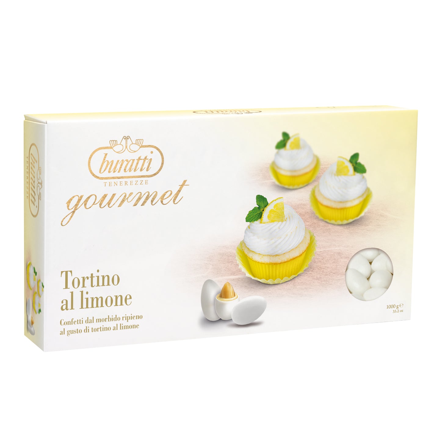 Confetti Buratti gourmet tortino al limone