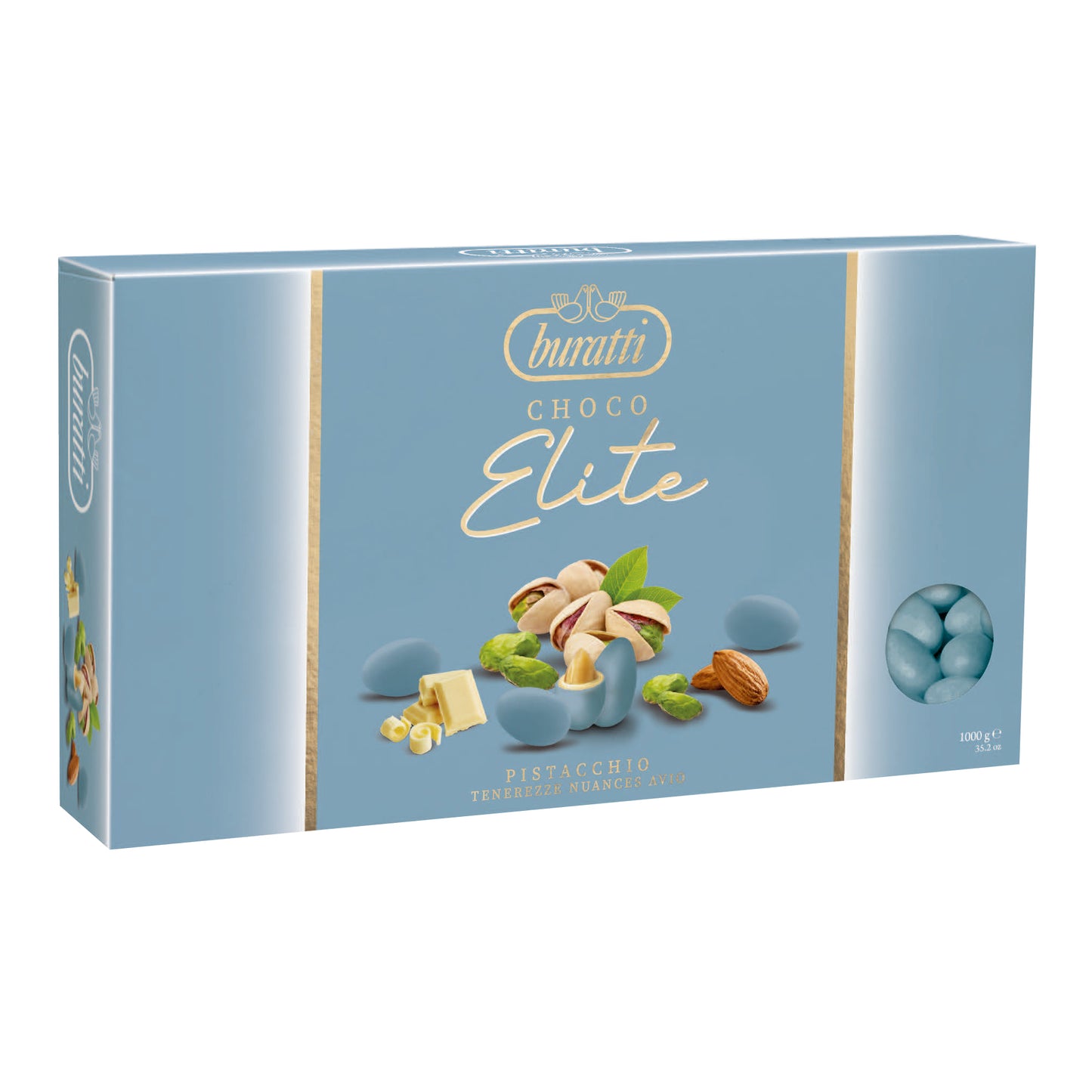 Confetti Buratti elite nuance avio al pistacchio