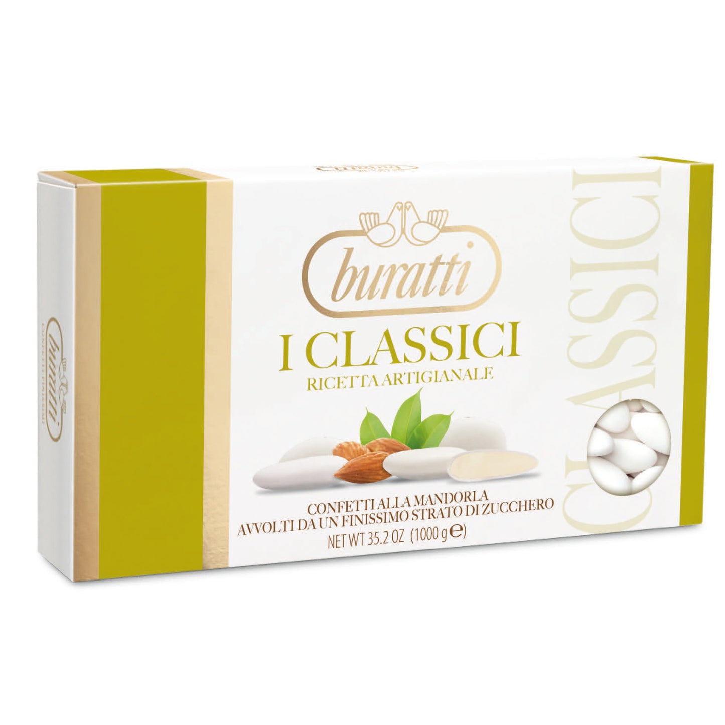 Confetti BURATTI mandorla bianca