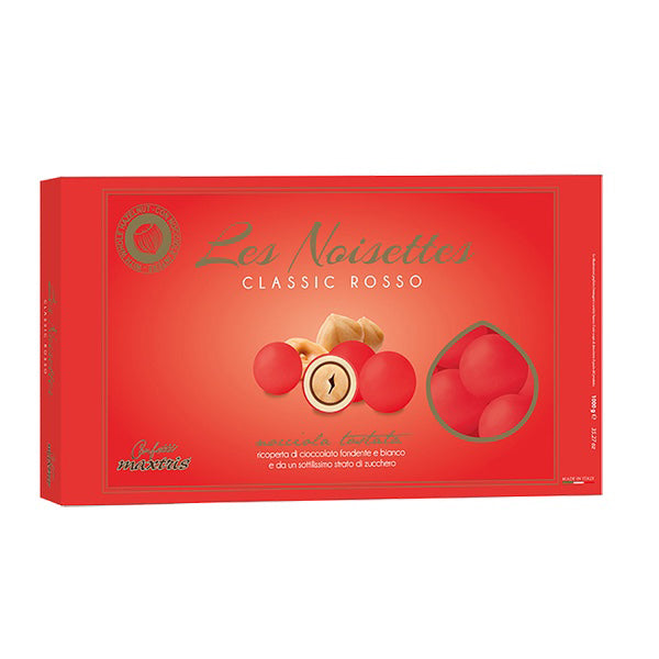 Confetti Maxtris ciocconocciola di colore rosso