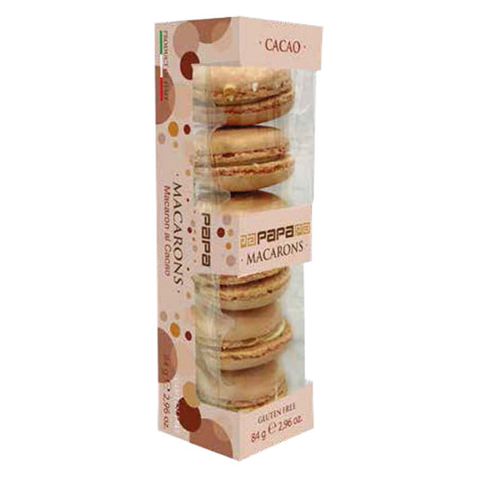 Macarons Papa tortora al gusto cacao conf. da 6