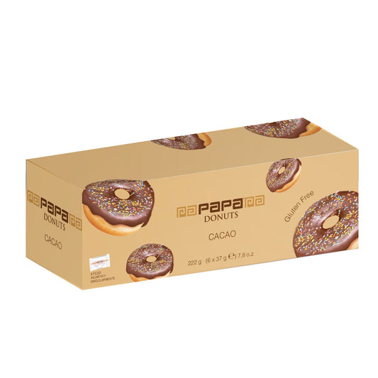 Donuts Papa glassati al cacao conf. 6