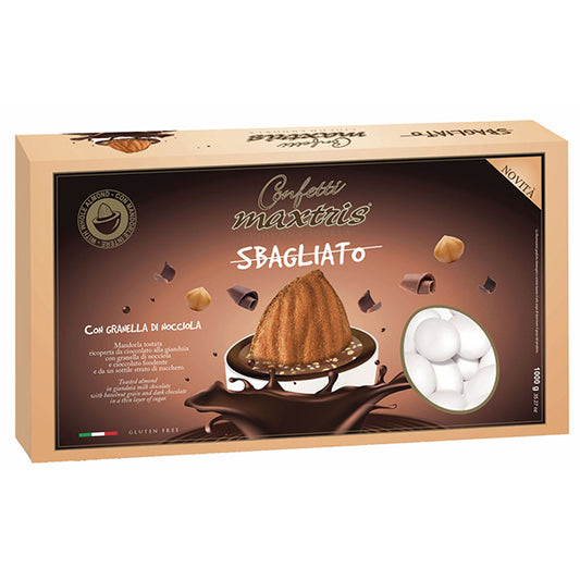 Confetti Maxtris sbagliato bianco granella di nocciola