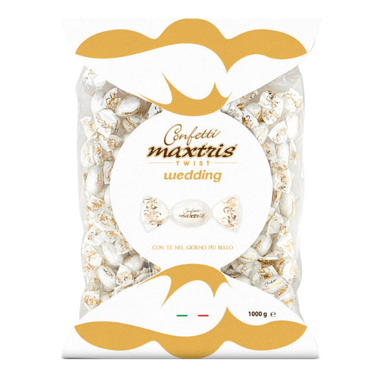 Confetti Maxtris twist bag cioccomandorla
