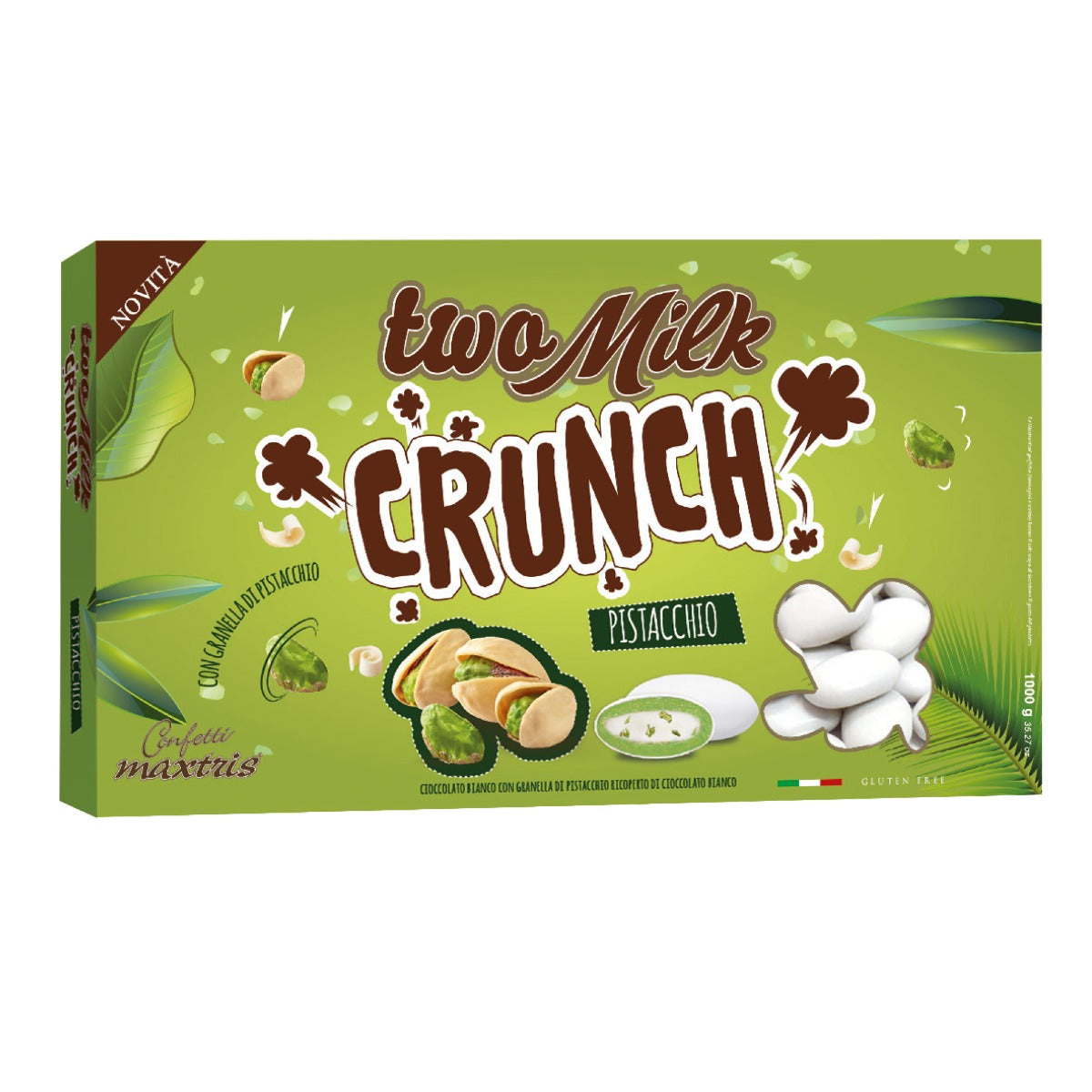 Confetti Maxtris two milk pistacchio