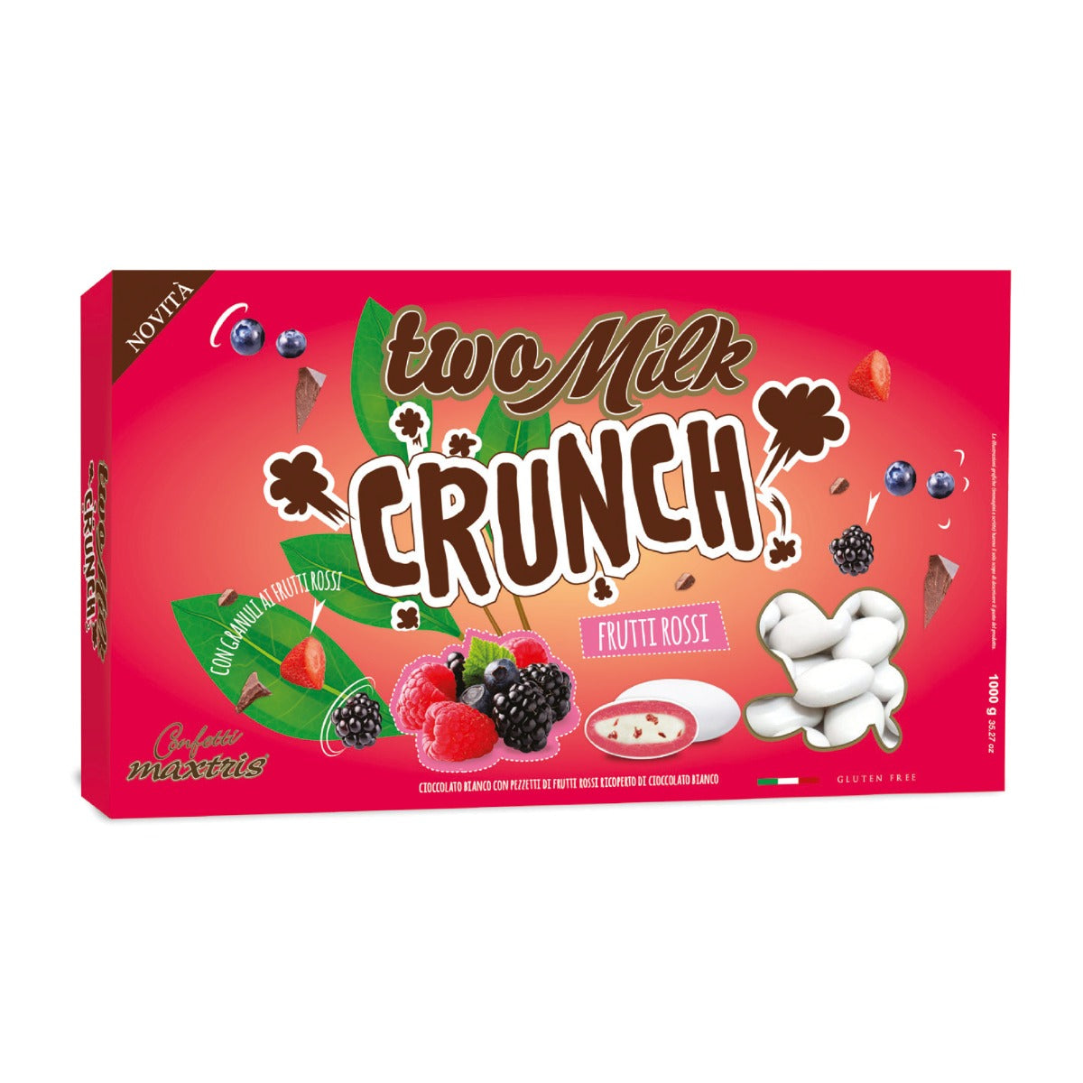 Confetti Maxtris two milk frutti rossi