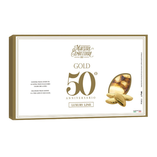 Confetti Maxtris mandorla incartata oro